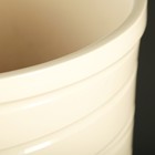 Горшок для цветов «Туман», 5 л, d=21 см, h=20 см, керамический, с поддоном - Фото 2