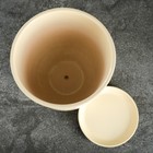 Горшок для цветов «Туман», 5 л, d=21 см, h=20 см, керамический, с поддоном - Фото 3