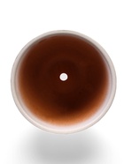 Горшок для цветов «Бабл гам» керамический, с поддоном, 1.8 л, белый с зелёной полосой 7532839