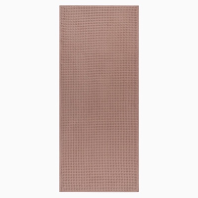 Полотенце банное вафельное «Этель» Boho, 67×140 см, 100% хлопок, 290 г/м², мокко