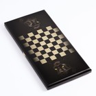 Нарды "Пантера", деревянная доска 50 x 50 см, с полем для игры в шашки - Фото 2