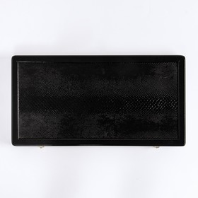 Нарды с кожаной вставкой 