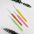 Набор крючков для вязания, d=2-3.5 мм, 14 см, 4 шт., разноцветный - Фото 2