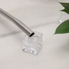 Ложка-бомбилья из нержавеющей стали для матэ, 20,5×2 см, витая, цвет серебряный - фото 24739502