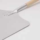 Лопата для пиццы из нержавеющей стали «Общепит», 96×35.5×2 см, полотно 35.5×40 см, толщина 1.5 мм - Фото 4