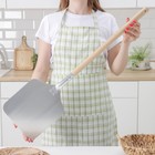 Лопата для пиццы из нержавеющей стали «Общепит», 83×23×2 см, полотно 23×26 см, толщина 1.5 мм - Фото 2