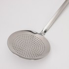 Шумовка из нержавеющей стали цельнотянутая, 64×20 см, толщина 3 мм, 304 марка стали, цвет серебряный - фото 24336189