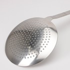 Шумовка из нержавеющей стали цельнотянутая, 64×20 см, толщина 3 мм, 304 марка стали, цвет серебряный - фото 24336191