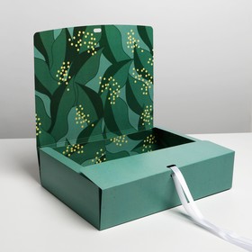 Коробка складная двухсторонняя «Цветы», 31 × 24.5 × 8 см