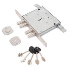 Замок врезной тяж «Балашиха» ЗВ8 141.1.0 (ЗВСП-2Т) б/о 4ригеля d=16 7546332