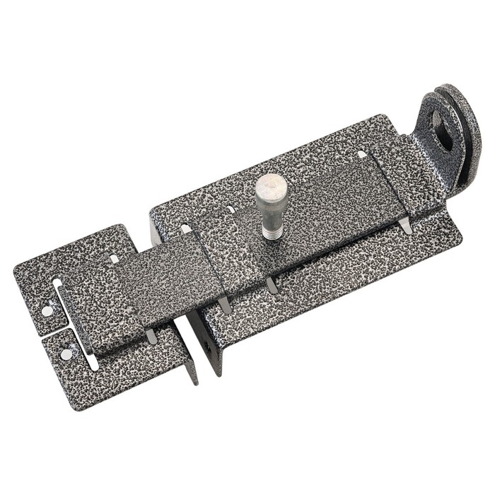 Засов Киров Секрет ЗД-04, с/проушиной, цвет античное серебро - Фото 1