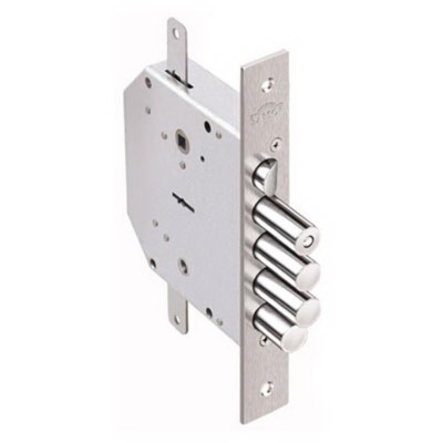 Замок врезной тяж «Эльбор» 1.06.42.5.5 (Кл.6.11.08 НБ.Ч) длин.кл. гранит, левый задв с/т б/о 7546