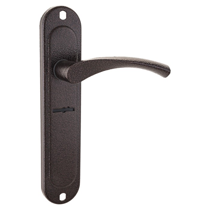 Комплект ручек «Эльбор» 4.630 д/замка 1.05,29, 1.06.32 сув., антик медь, 42 мм, цвет антик медь 75 - Фото 1