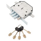 Замок врезной тяж «Эльбор» ReX 3.10 5 кл., лев. б/о с/т (1.06.42.5) 7546419