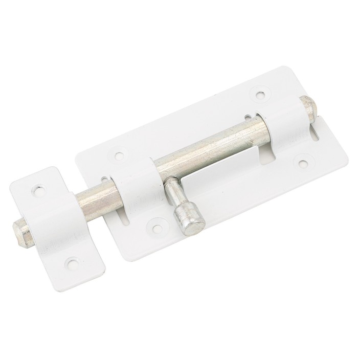 Засов «Киров» Секрет ЗД-01, круглый, белый - Фото 1