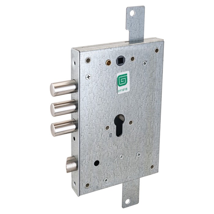 Замок врезной тяжелый «Гардиан» 2212 б/мех ЗЩ без торц.планки, с/т, б/о, б/н м/о 85