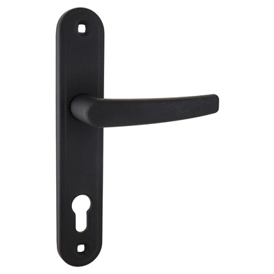 Комплект ручек «Гардиан» 4132 Вега, к замку 1211.3211, черный муар