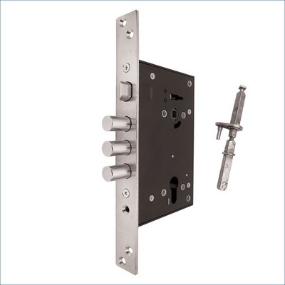 Замок врезной тяж «Балашиха» ЗВ7 718.0.0 антипаника м/о 85 мм, б/о, без ц/м