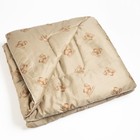 Одеяло одноигольная стежка Овечья шерсть 140х205 см, 300 гр, пэ, чемодан - Фото 1