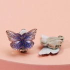 Клипсы детские «Выбражулька» бабочка перелив, цвет МИКС - Фото 2