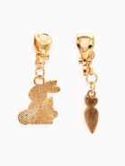 Серьги-клипсы детские Выбражулька «Зайчик с морковкой», бело-оранжевые - Фото 3