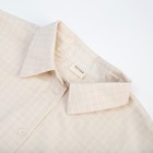 Рубашка женская MINAKU: Home collection цвет бежевый, р-р 50 - Фото 6
