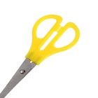 Ножницы 13 см (+-0.5 см) пластиковые ручки, МИКС, закругленные концы, лезвие с линейкой - Фото 8