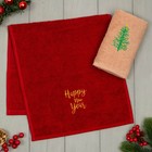 Набор полотенец Этель Happy new year 30×60 см-2 шт., 100% хлопок 340 г/м² 7 - Фото 2