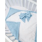 Одеяло на выписку Lullaby, цвет голубой - фото 299389391