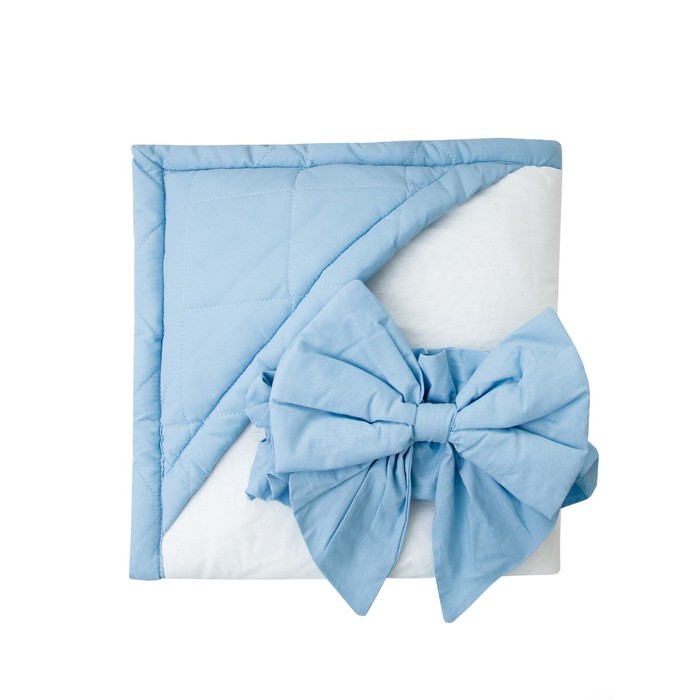 Одеяло на выписку Lullaby, цвет голубой - фото 1885267038