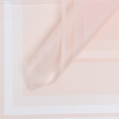 Плёнка в листах для цветов и букетов, розовый 58×58 см