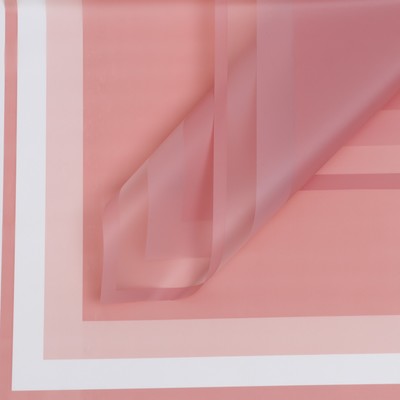 Плёнка в листах для цветов и декора, викторианская роза, 58×58 см