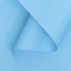 Пленка матовая для цветов и флористики, 70 микрон, 57 см×10 м, небесно - голубой - Фото 2