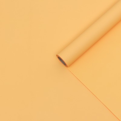 Пленка матовая для цветов и флористики, 70 микрон, 58 см×10 м ±1 см, лимонный пай