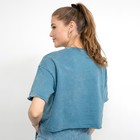 Футболка женская, цвет бирюзовый, размер 46 7504583