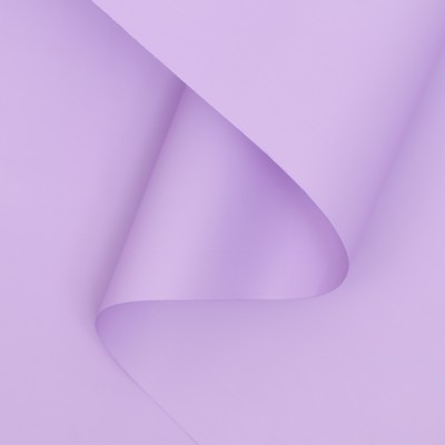 Плёнка матовая для цветов и букетов, 0.5×10 м 65 мкм, пастельная серия, светлая сирень