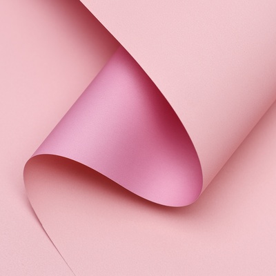 Плёнка матовая для цветов и букетов, двухсторонняя 0.5×10 м, пастельная серия, 65 мкм