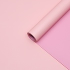 Плёнка матовая для цветов и букетов, двухсторонняя 0.5×10 м, пастельная серия, 65 мкм - Фото 2
