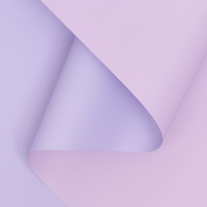 Плёнка матовая для цветов и букетов, двухсторонняя 0.5×10 м, пастельная серия, 65 мкм - Фото 1