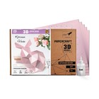 Бумажный конструктор "Кролик Няш" розовый, 30х25х30см - Фото 4