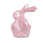Бумажный конструктор "Кролик Няш" розовый, 30х25х30см - Фото 7