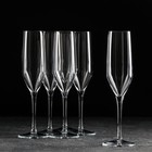 Набор стеклянных бокалов для шампанского «Напа», 200 мл, 6 шт - фото 1034592