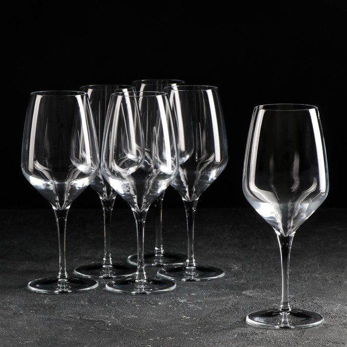 Набор стеклянных бокалов для вина «Напа», 470 мл, 6 шт - фото 1908796838