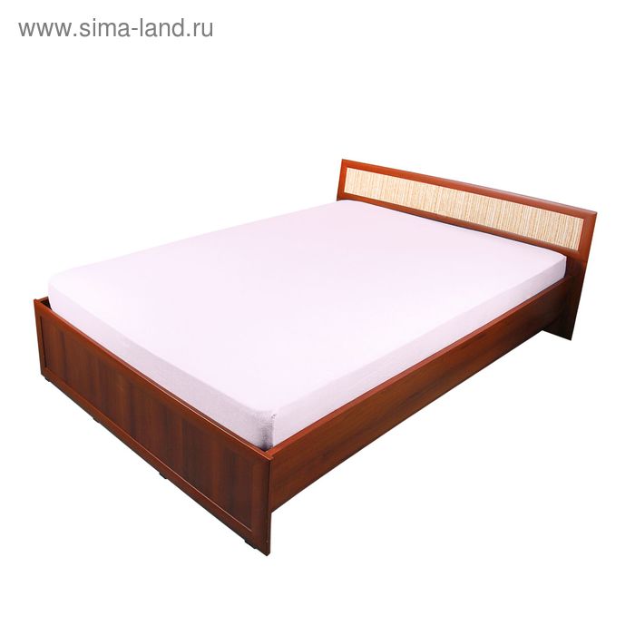 Простыня Джерси ОЛ-Текс трикотажная на резинке 160*200*20 см, бледно-розовый - Фото 1