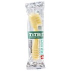 ДЕНТАЛ+ Зубная щетка для собак Titbit для маленьких пород, с сыром 15 г - фото 5453021