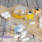Набор детской посуды Доляна «Пингвинёнок», 3 предмета: миска 450 мл, тарелка d=20 см, кружка 200 мл - фото 4338654