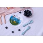 Набор детской посуды Доляна «Ловись большая и малая», 3 предмета: миска 450 мл, тарелка d=20 см, кружка - фото 9837666