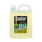 Универсальное чистящее средство Sanfor 10 в 1, "Лимонная свежесть", 5 л - фото 318707294