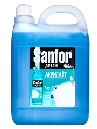 Средство чистящее для ванн «Sanfor. Акрилайт», 5 л