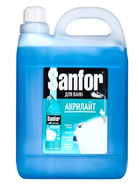 Cредство чистящее для ванн Sanfor. Акрилайт 5 л 7546859